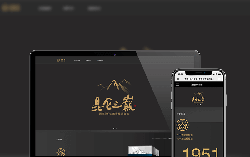 酒业网站建设-小程序开发案例